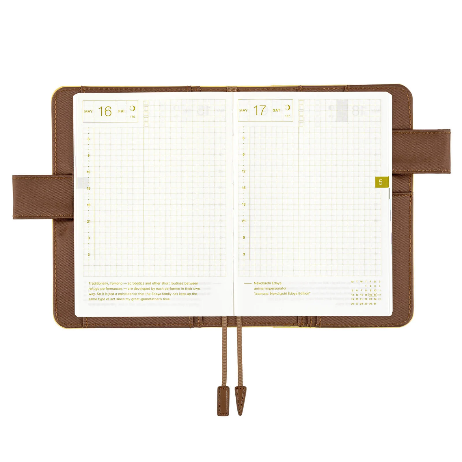 Okładka na kalendarz Hobonichi Techo A6 | Colors: Caramel Pudding - Image 6