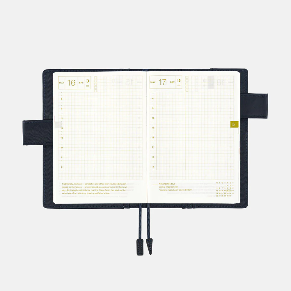 Okładka na kalendarz Hobonichi Techo A6 | Colors: Granatowy - Image 5