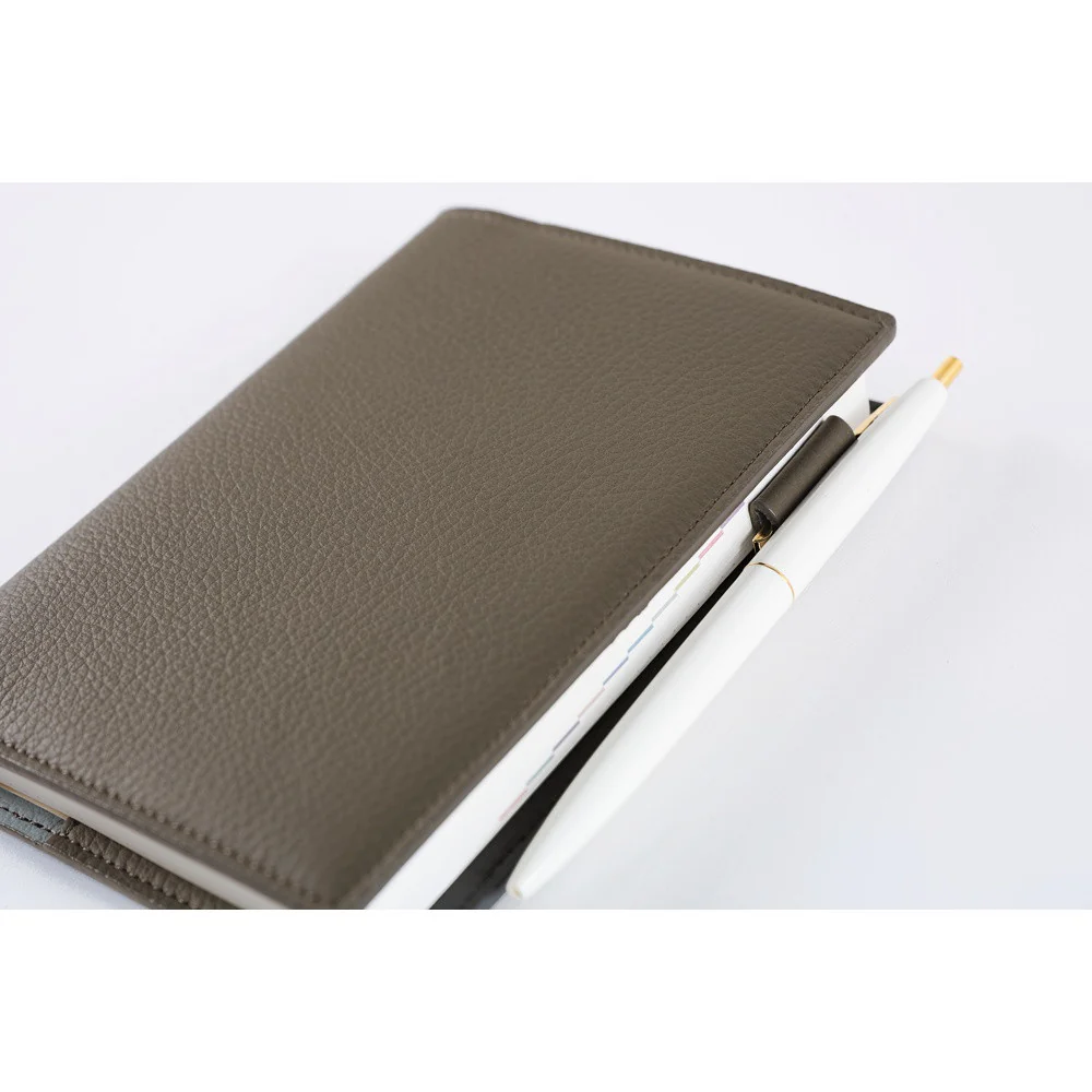 Okładka na kalendarz Hobonichi Techo A6 | Leather: Taut ( Grey & Light Blue) - Image 8