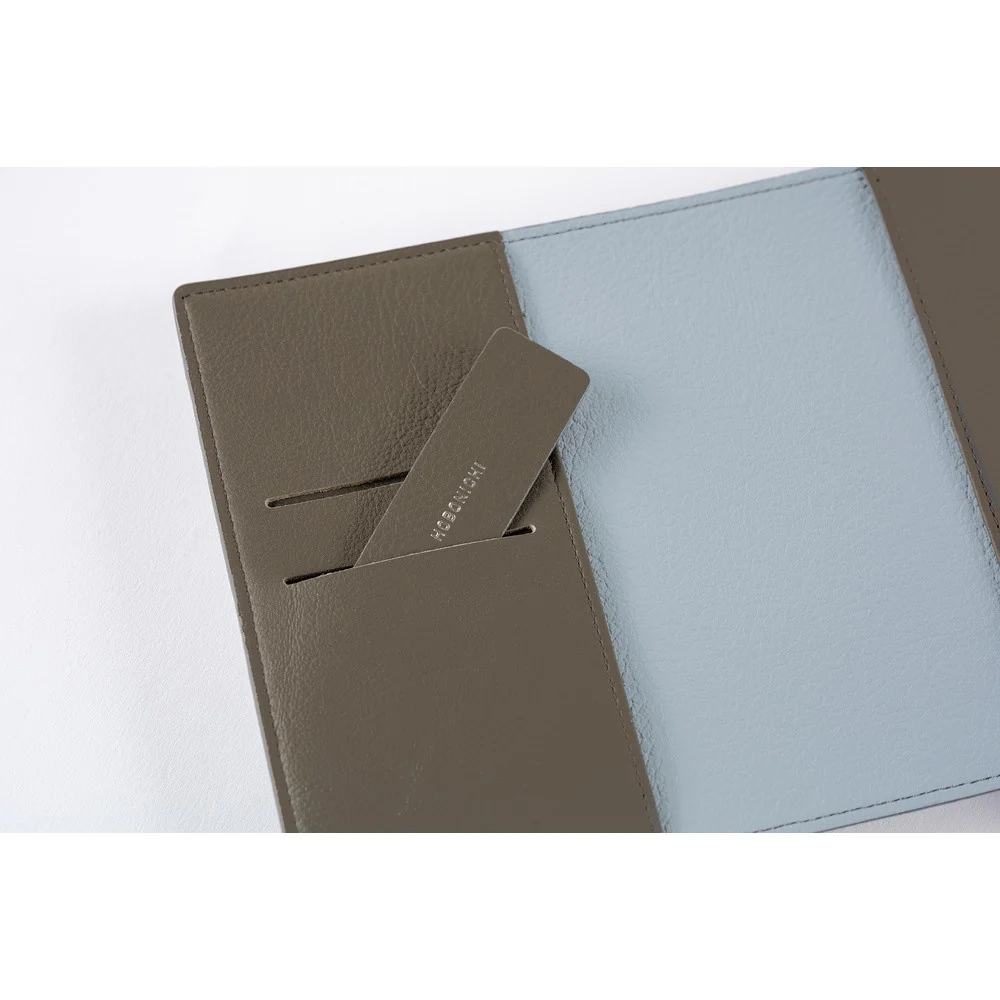 Okładka na kalendarz Hobonichi Techo A6 | Leather: Taut ( Grey & Light Blue) - Image 9