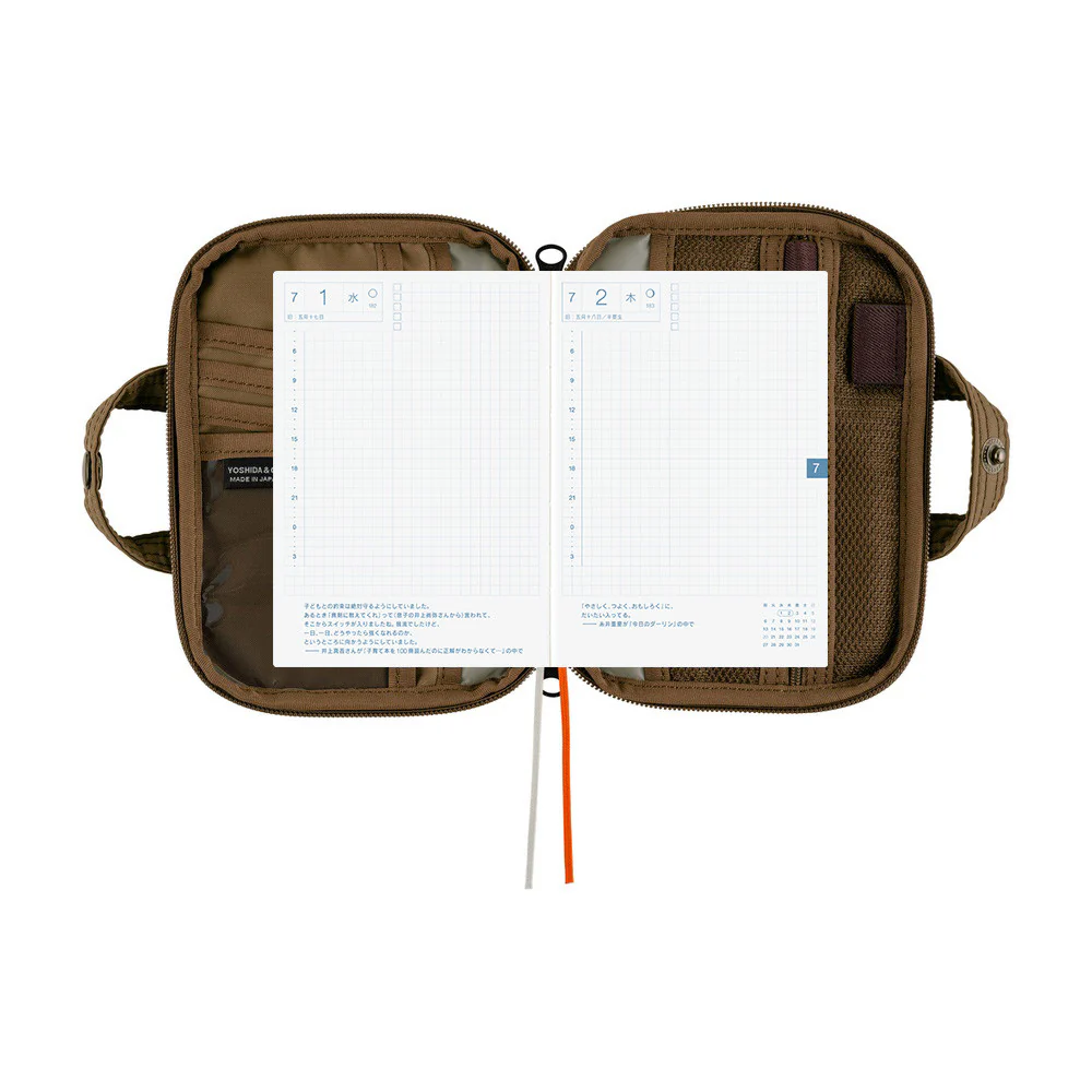 Okładka na kalendarz Hobonichi Techo A6 | POTR: Stroll (Light Brown) - Image 12