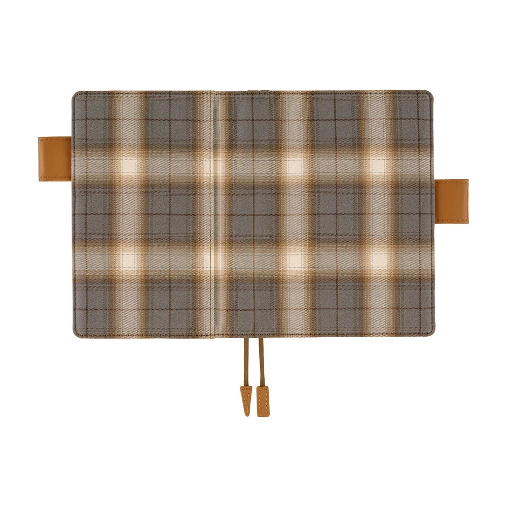 Okładka na kalendarz Hobonichi Techo A6 | Shirt Fabric: Foggy Plaid - Image 4