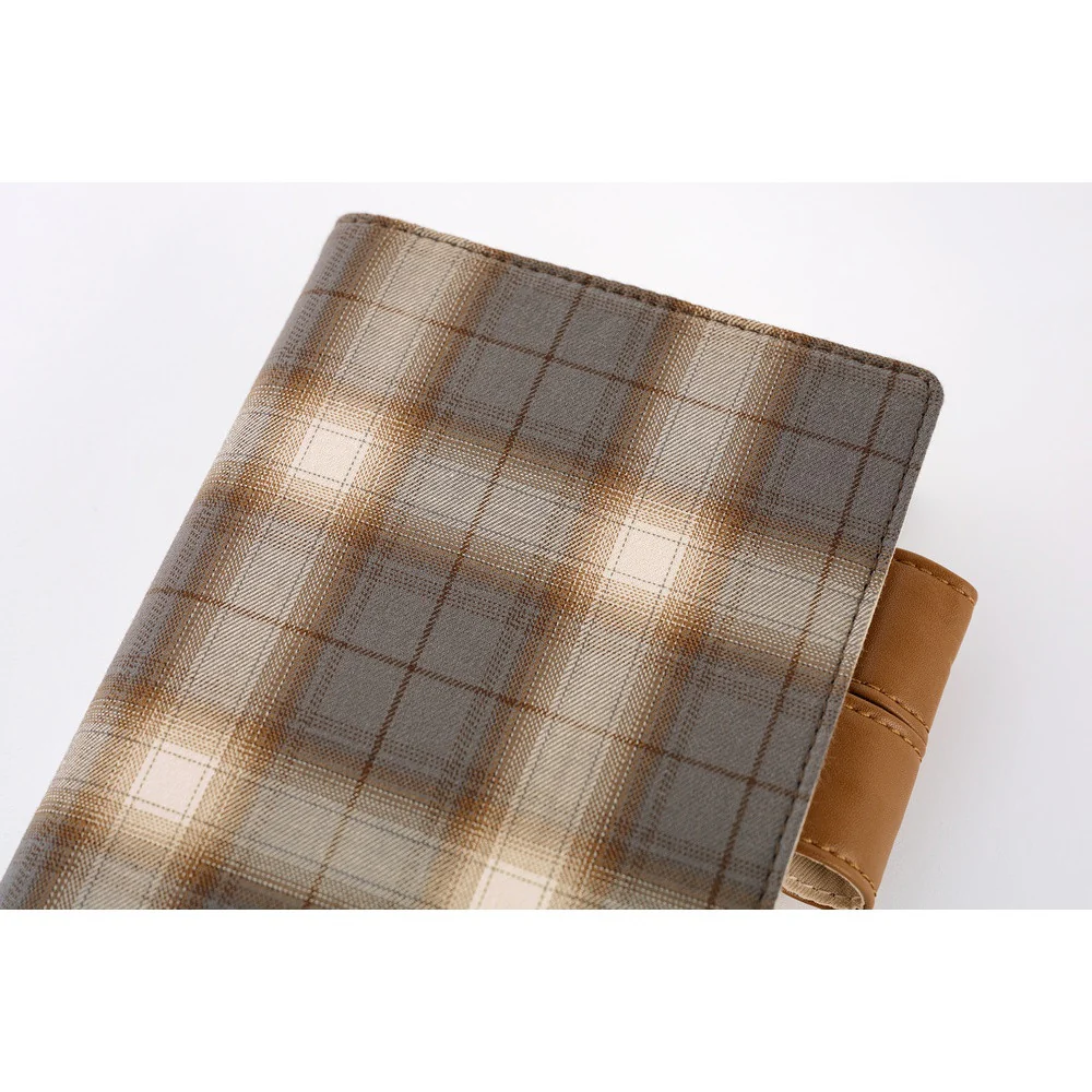 Okładka na kalendarz Hobonichi Techo A6 | Shirt Fabric: Foggy Plaid - Image 5