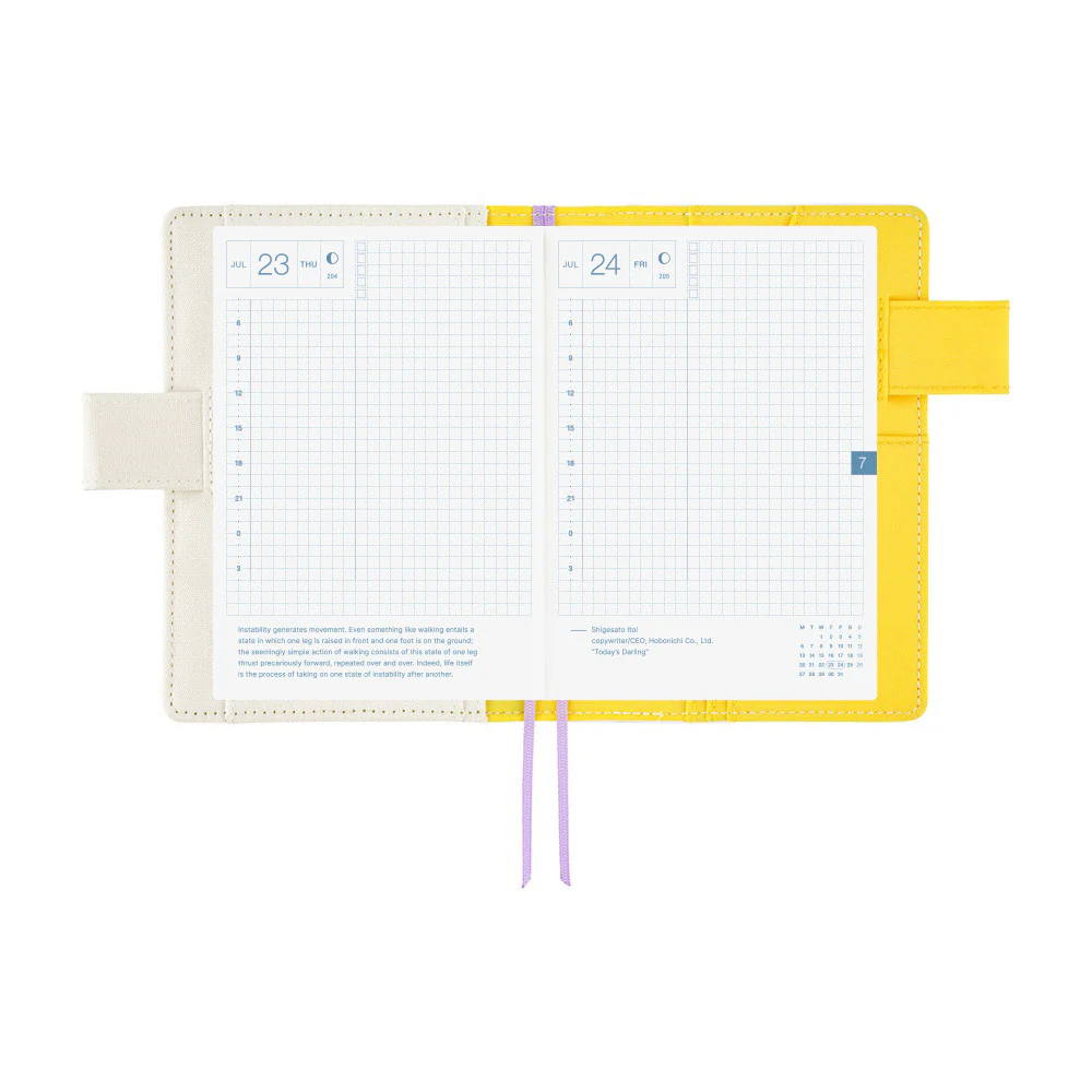 Okładka na kalendarz Hobonichi Techo A6 | Yuichi Inoue: Hana ( Flower) - Image 11