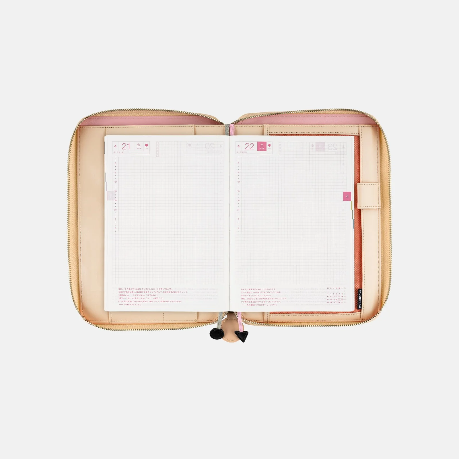 Okładka na kalendarz Hobonichi Techo A6 | PYT: Tokio w rozkwicie/ Króliki - Image 4