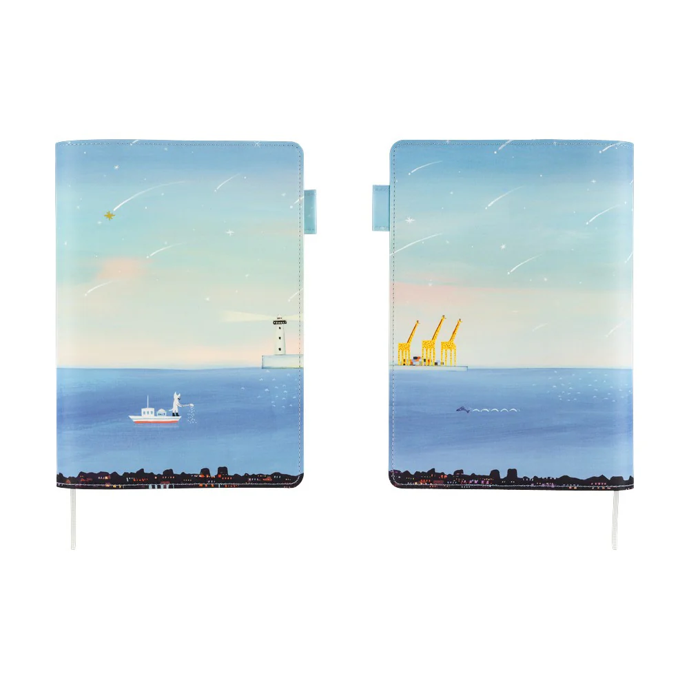 Okładka na Pamiętnik 5-letni Hobonichi A5 | Hikoro Kubota: The Sea's Dream at Dawn - Image 2