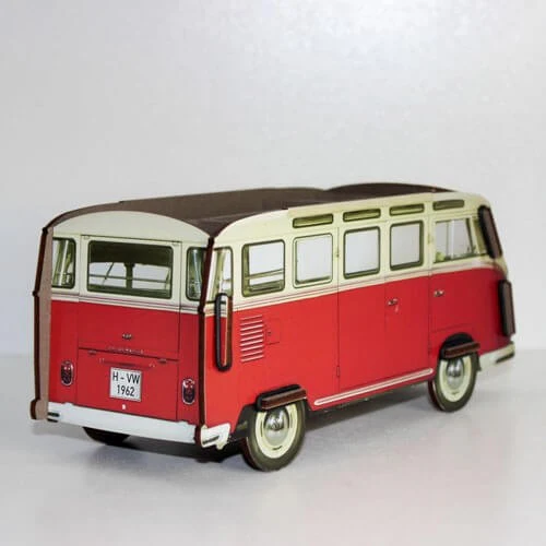 Organizer na biurko WERKHAUS | VW T1 Czerwony - Image 3