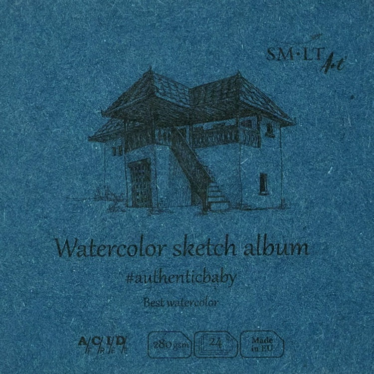 Pad do akwareli SM-LT Watercolor sketch album 9x9 cm - Image 2