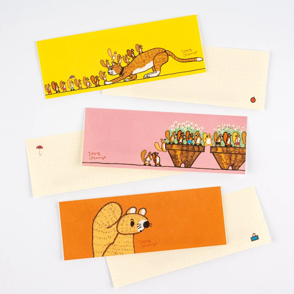Papeteria Hobonichi | 100%ORANGE: Squirrel's Moving Day - Image 2
