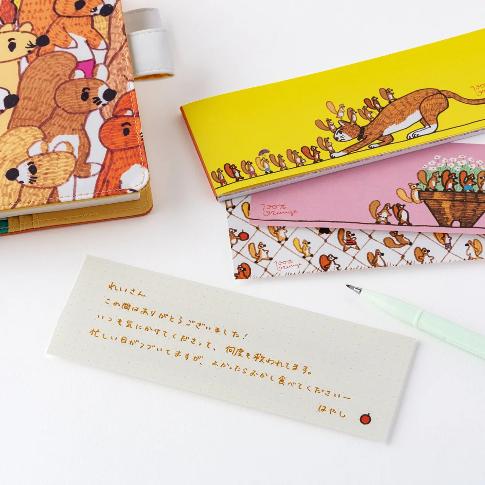 Papeteria Hobonichi | 100%ORANGE: Squirrel's Moving Day - Image 4