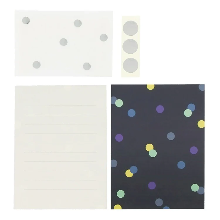 Papier Listowy Delfonics Dot Mini Letter Set - Image 3