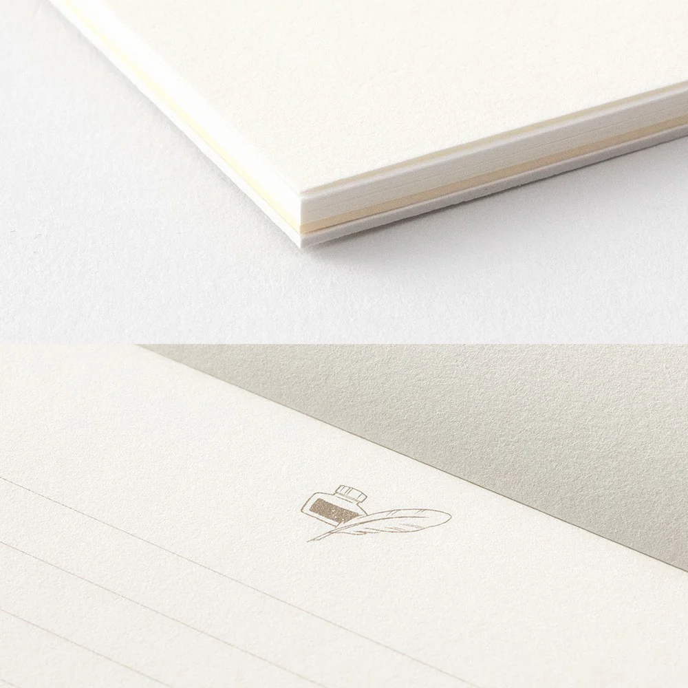 Papier listowy Giving a Color Midori A5 | Biały - Image 4