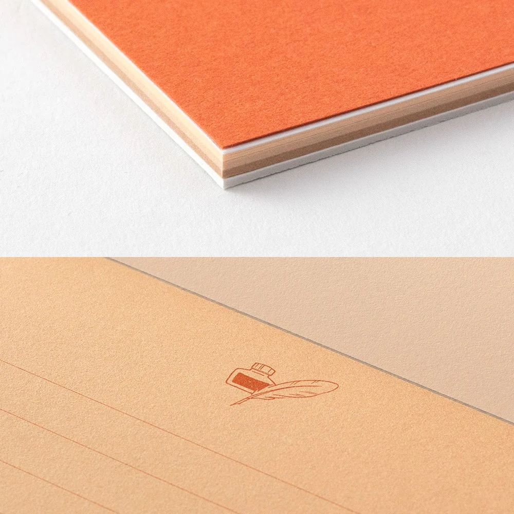 Papier listowy Giving a Color Midori A5 | Brązowy - Image 4