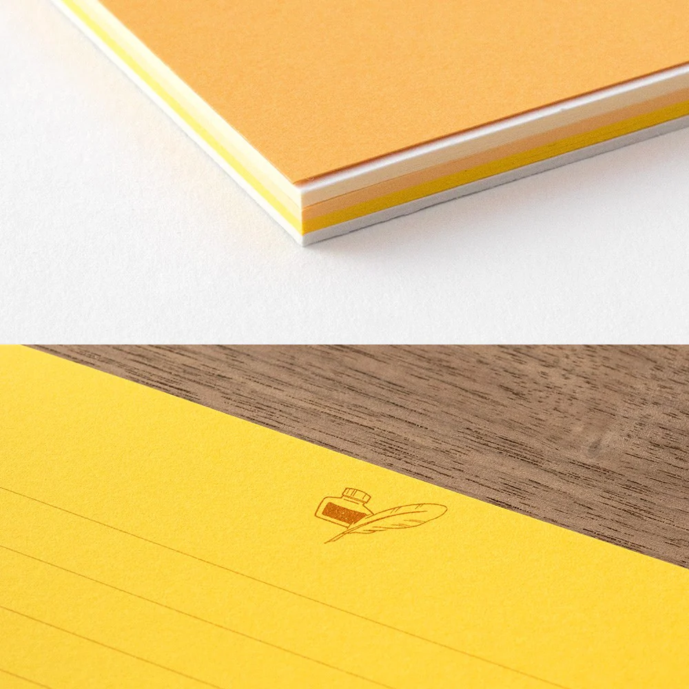 Papier listowy Midori Giving a Color | Żółty - Image 4