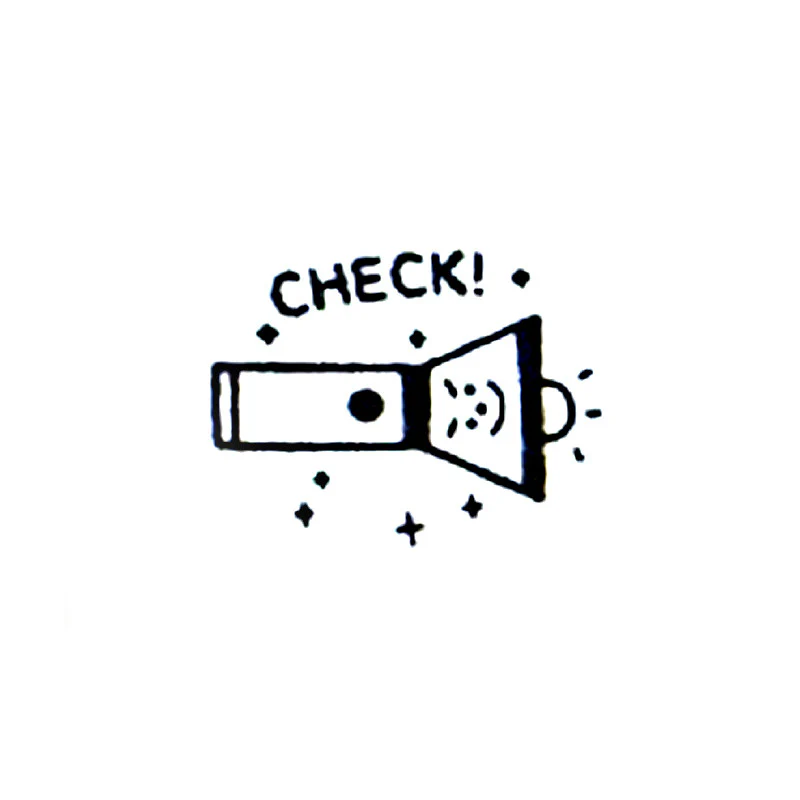 Pieczątka ICONIC Camping Diary Stamp | Check - Image 2