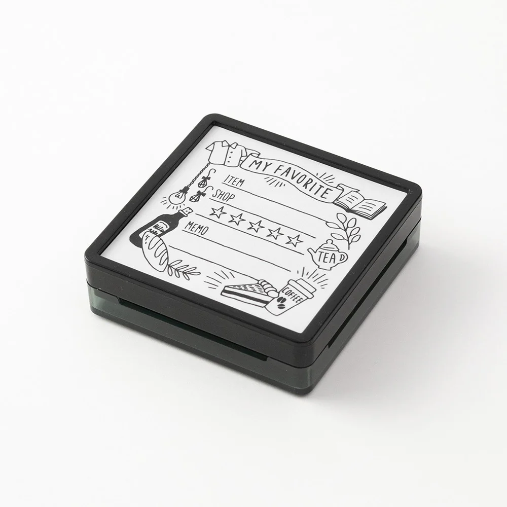 Pieczątka Midori Paintable Stamp Pre-inked | Moje ulubione