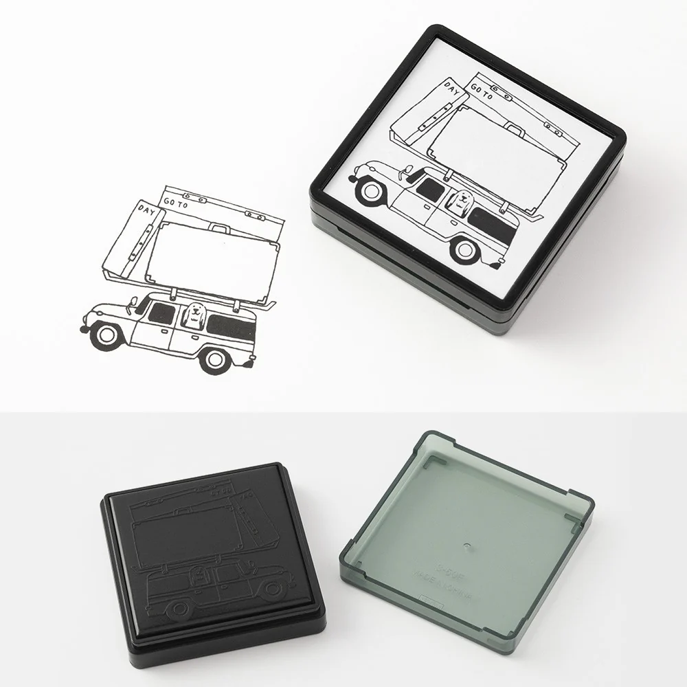Pieczątka Midori Paintable Stamp Pre-inked | Na zewnątrz - Image 3
