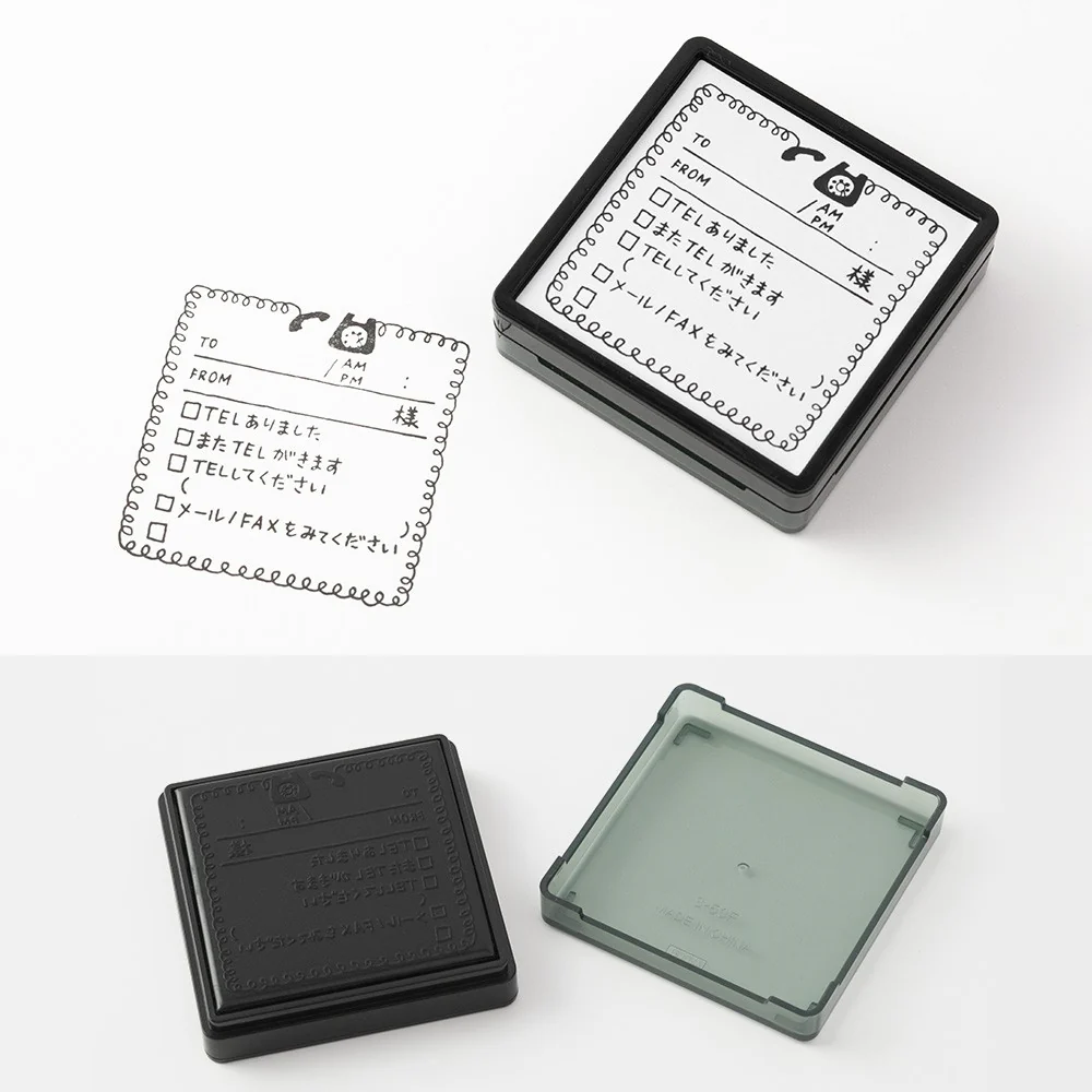 Pieczątka Midori Paintable Stamp Pre-inked | Telefon - Image 3