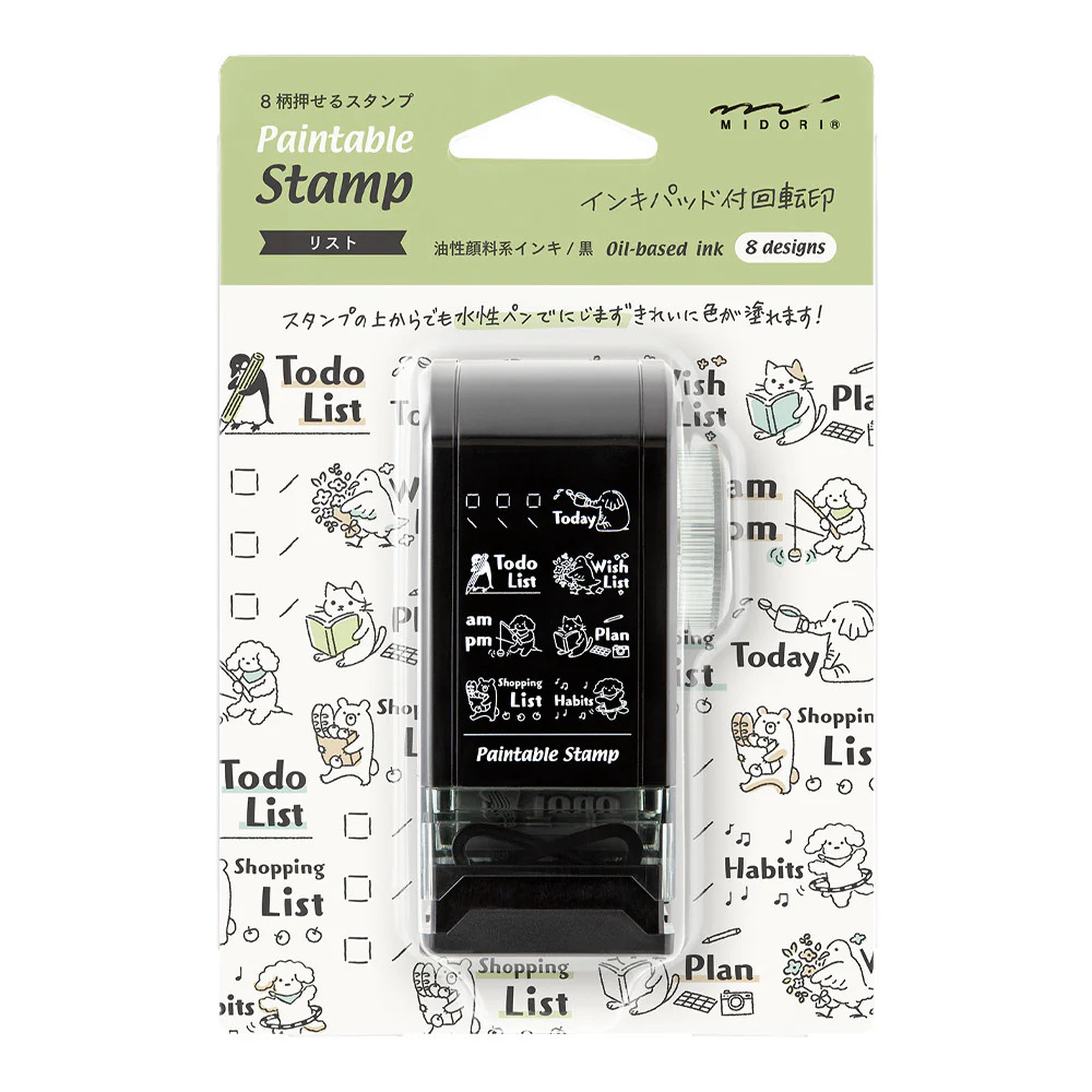 Pieczątka Midori Rotating Stamp Dial | Lista - Image 2