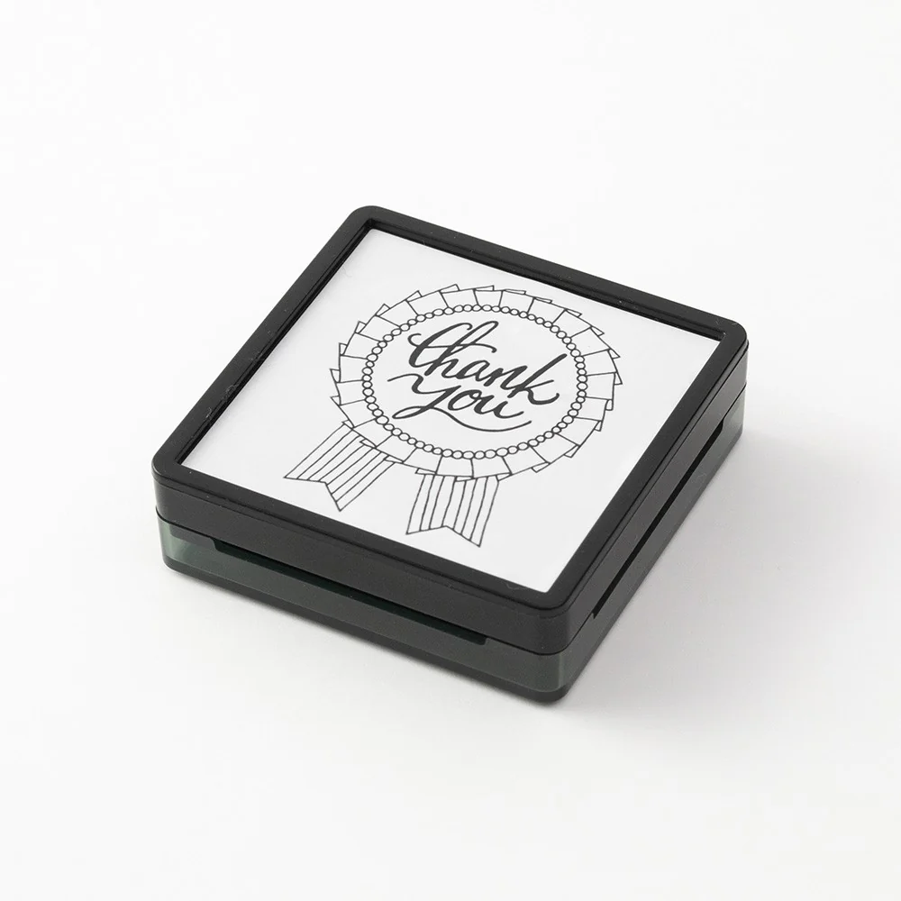 Pieczątka z tuszem Midori Paintable Stamp | Dziękuję - Image 2