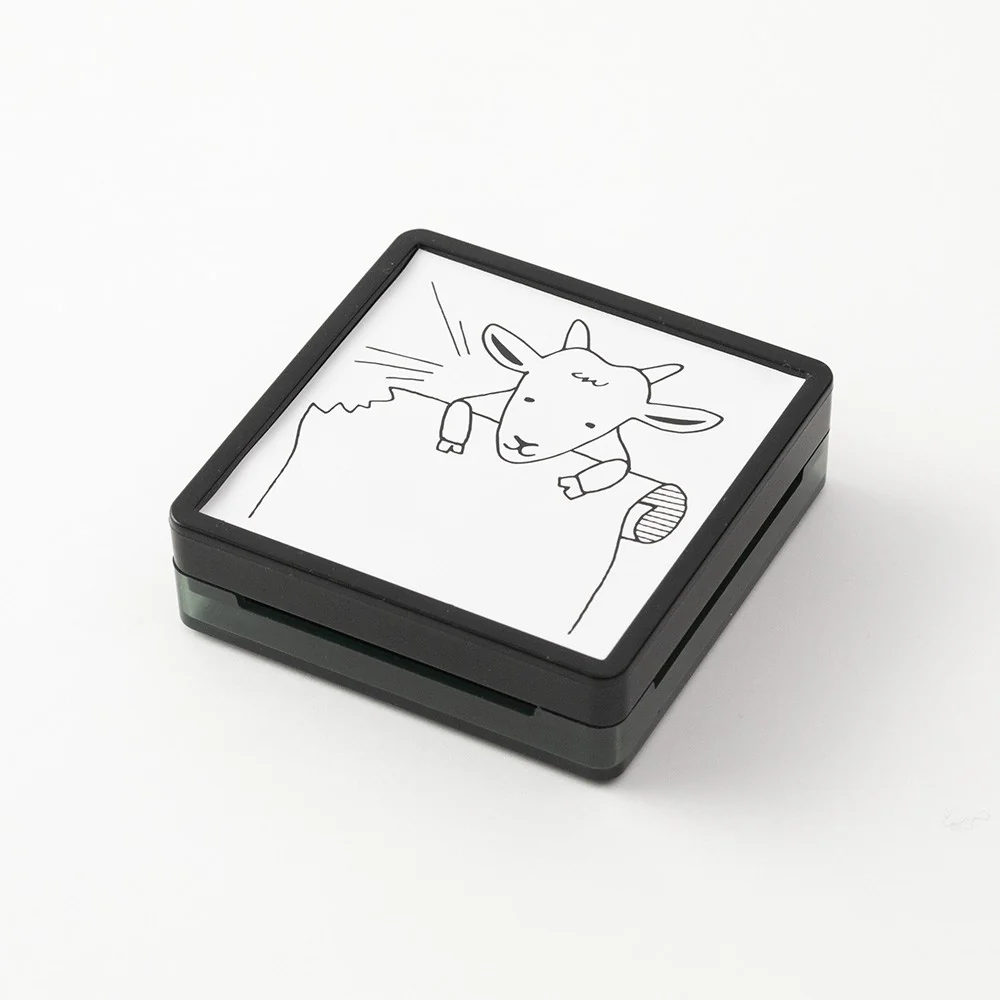 Pieczątka z tuszem Midori Paintable Stamp | Koza - Image 2