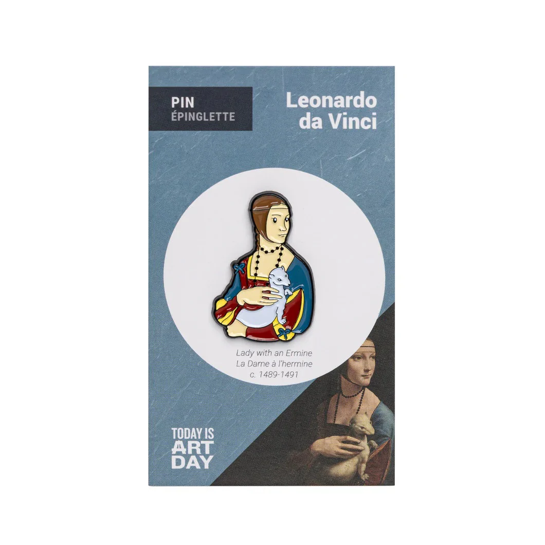 Pin | Dama z Łasiczką