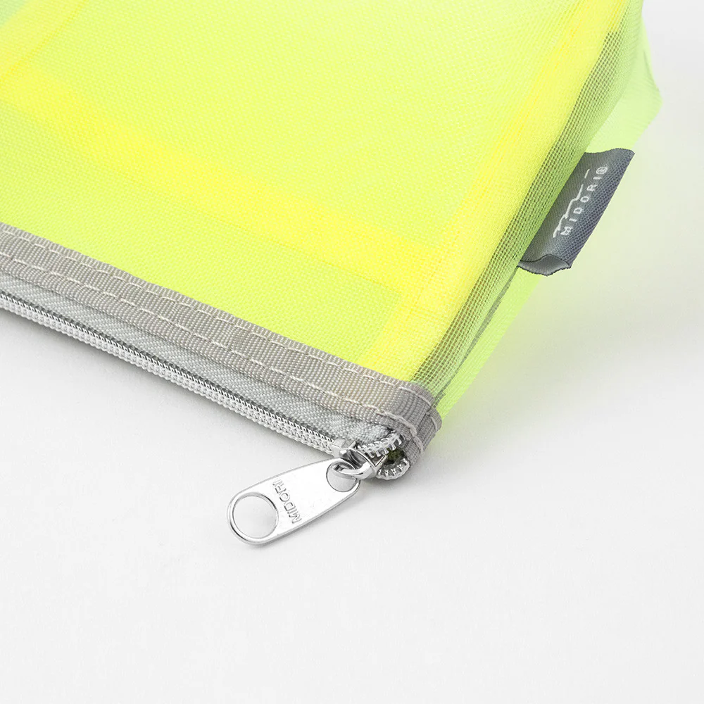 Piórnik Midori Pen & Tool Mesh | Żółtozielony - Image 4