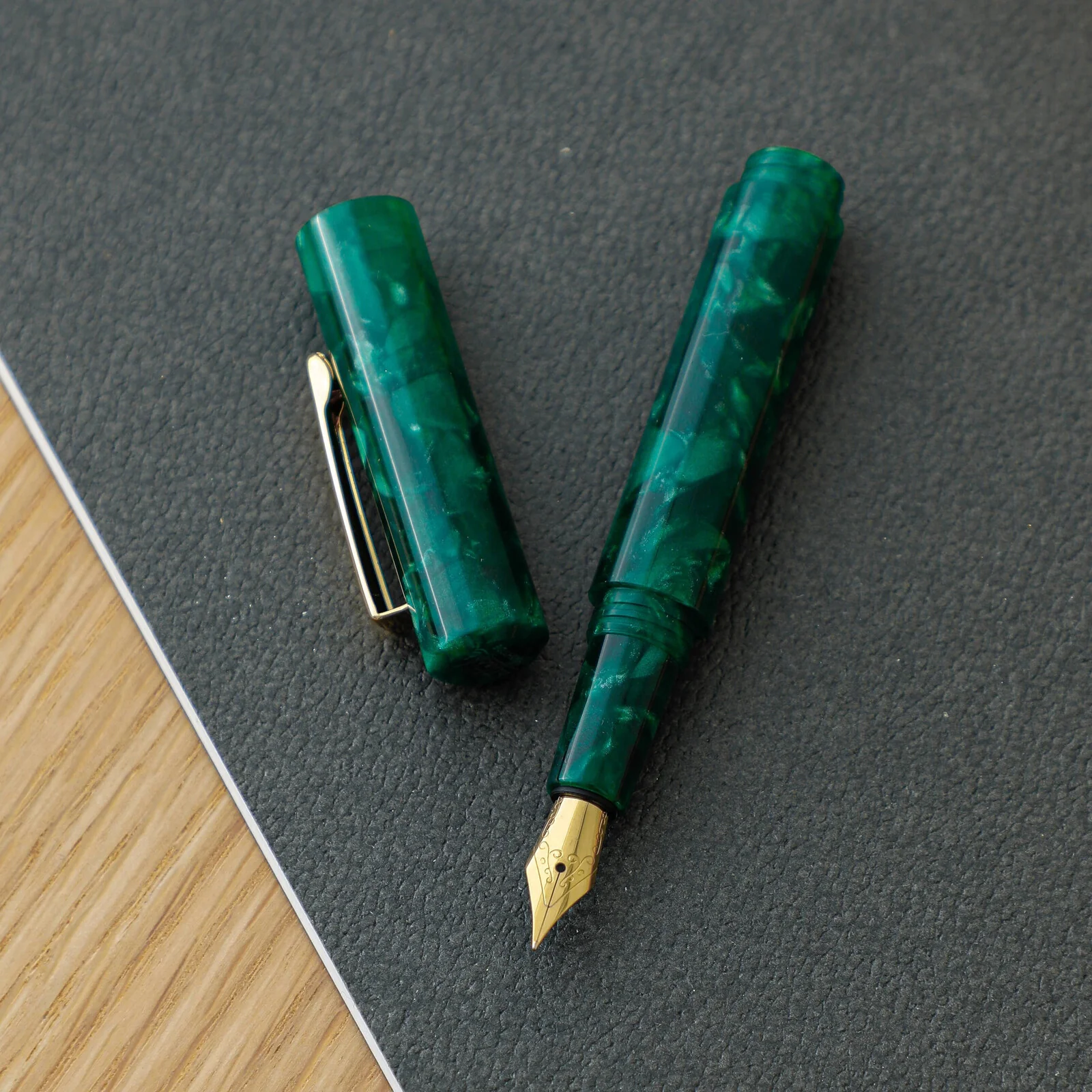 Pióro wieczne Attaché HIGHTIDE Marbled | Zielone - Image 5