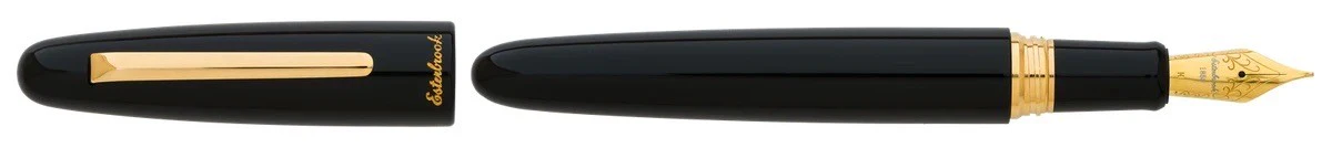 Pióro wieczne Esterbrook Estie | Ebony Black Gold Trim - Image 2