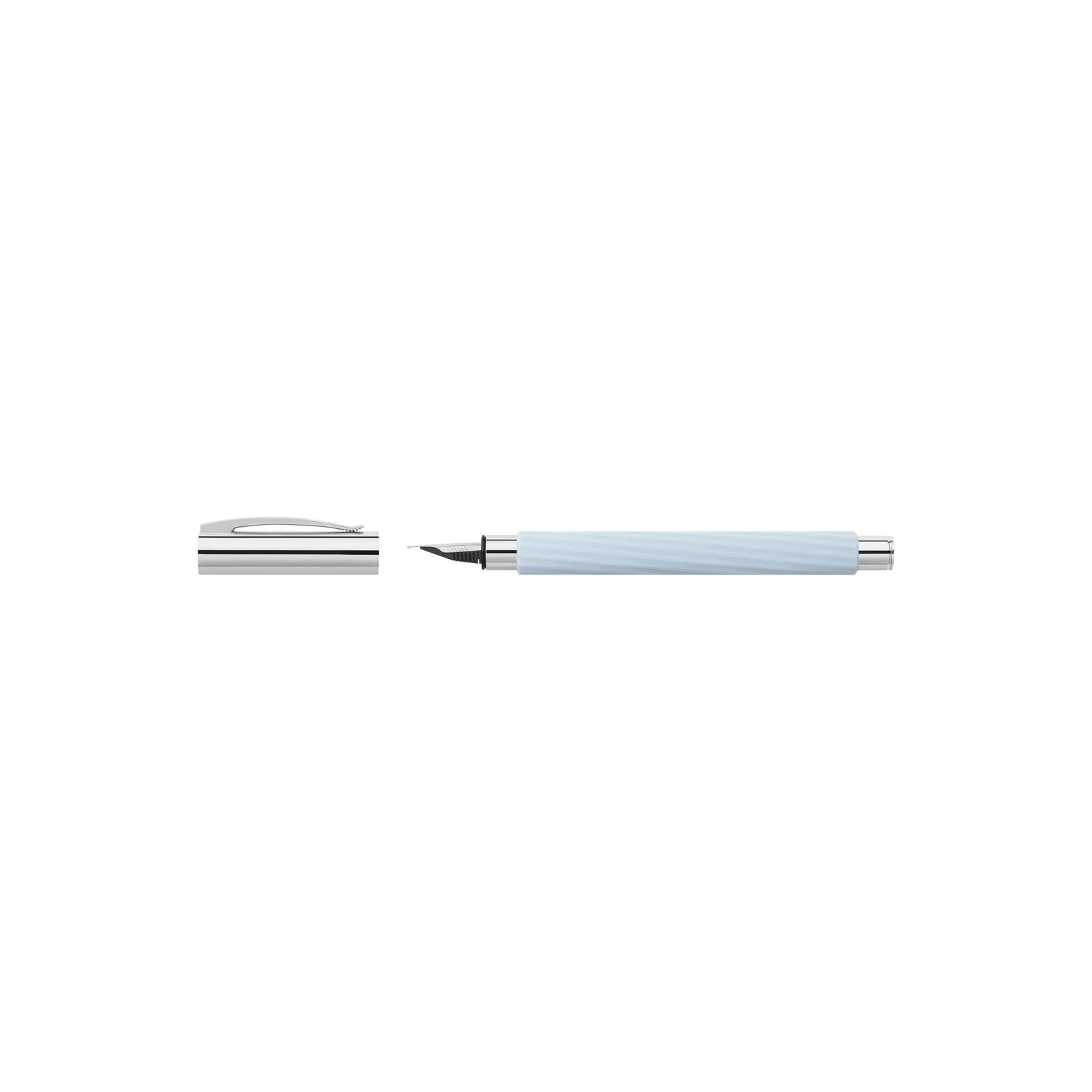 Pióro wieczne Faber-Castell Ambition | Italic Ice Blue - Image 4