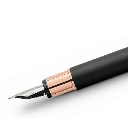 Pióro wieczne Faber-Castell NEO Slim Metal | Black Rose Gold - Image 2