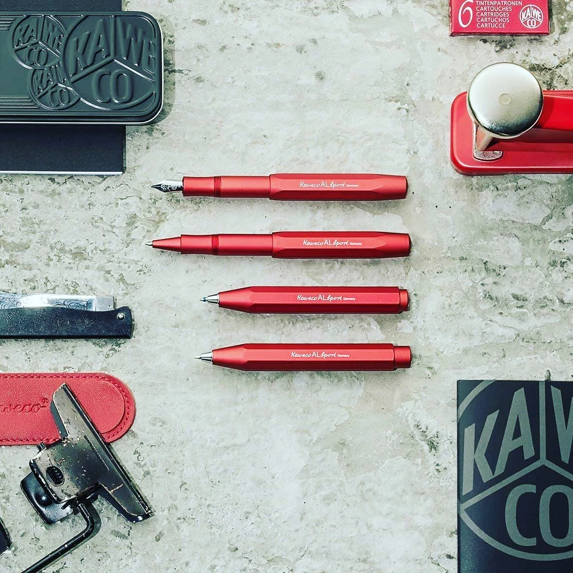 Pióro wieczne Kaweco AL Sport | Deep Red - Image 3