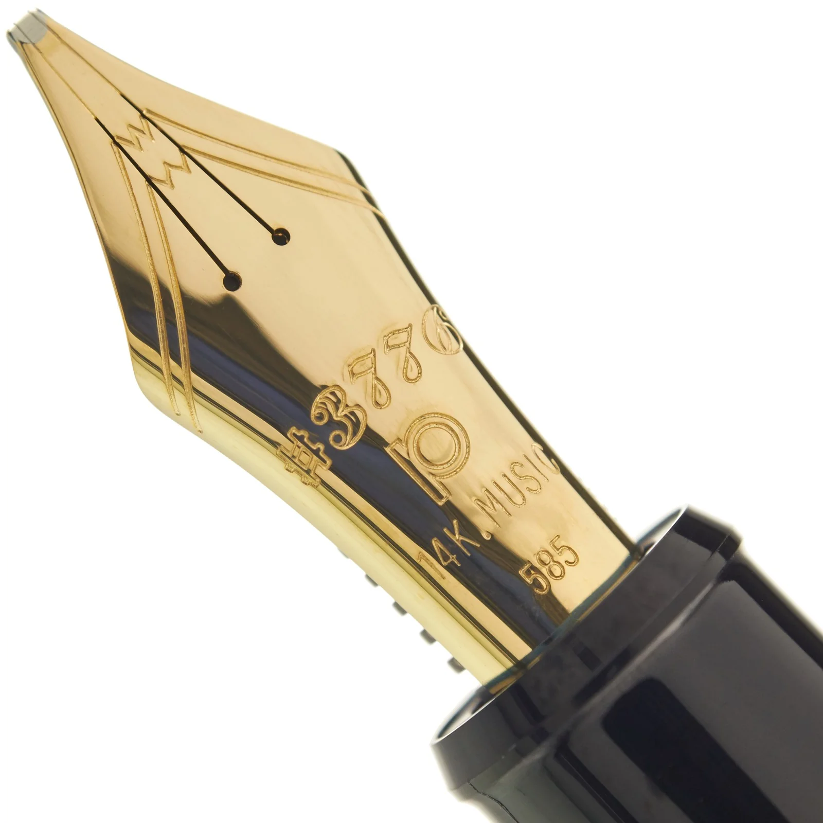 Pióro wieczne Platinum Century 3776 Black z muzyczną stalówką - Image 4