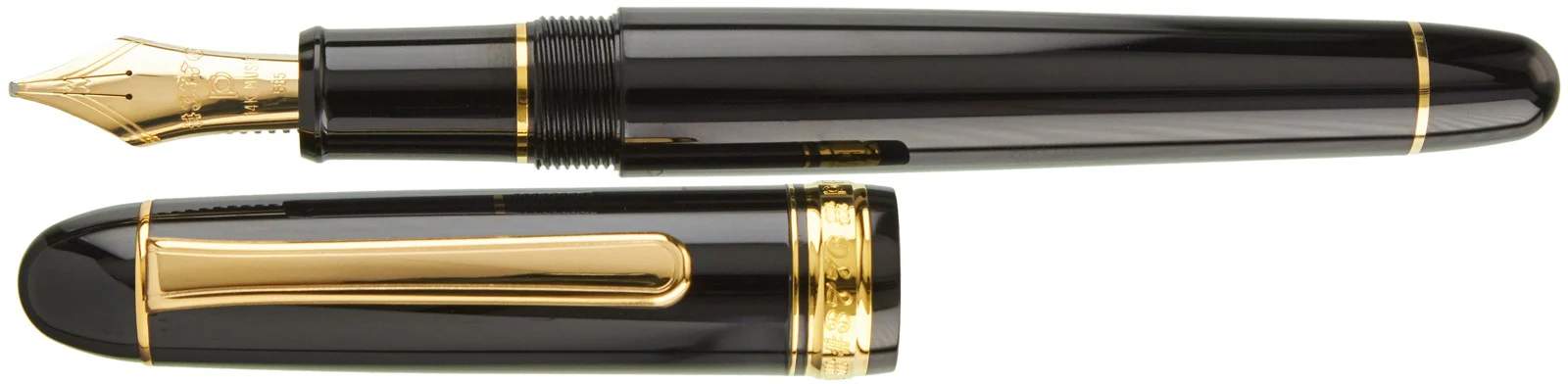 Pióro wieczne Platinum Century 3776 Black z muzyczną stalówką - Image 5