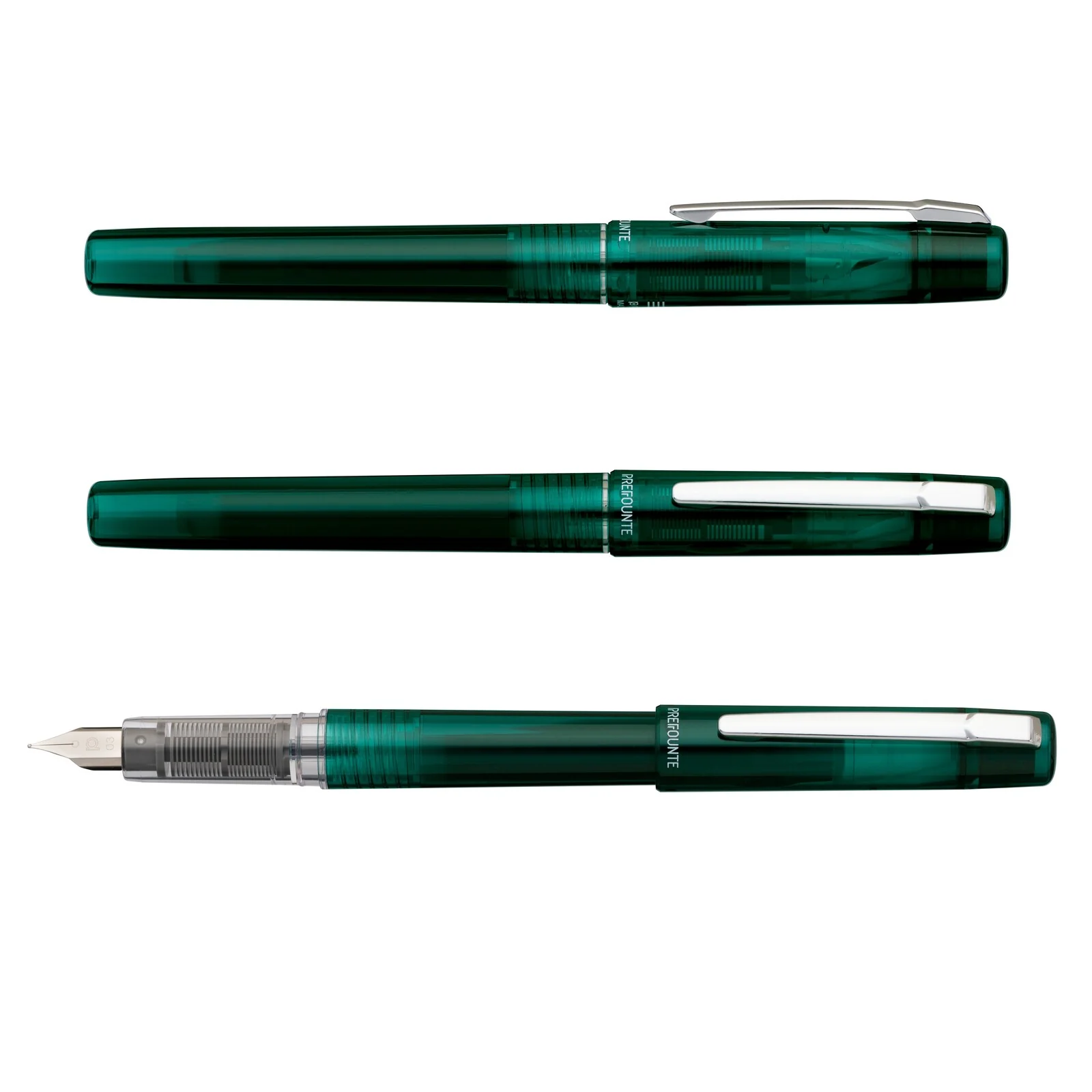 Pióro wieczne Platinum Prefounte Dark Emerald - Image 3