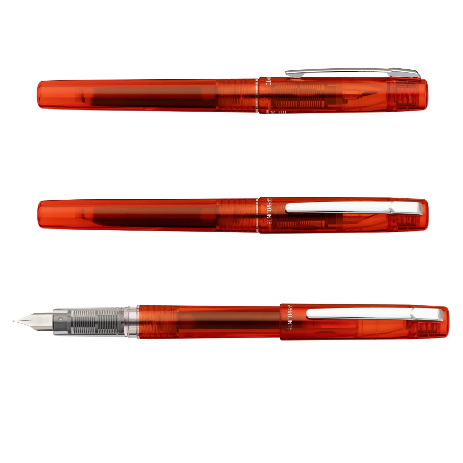 Pióro wieczne Platinum Prefounte Vermillion Pomarańczowy - Image 2