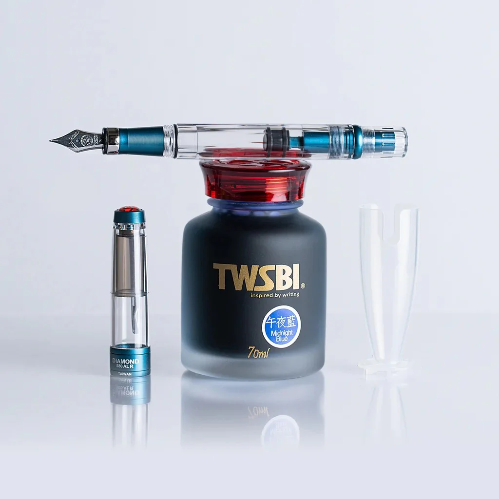 Pióro wieczne TWSBI Diamond 580 AL | Prussian Blue - Image 8