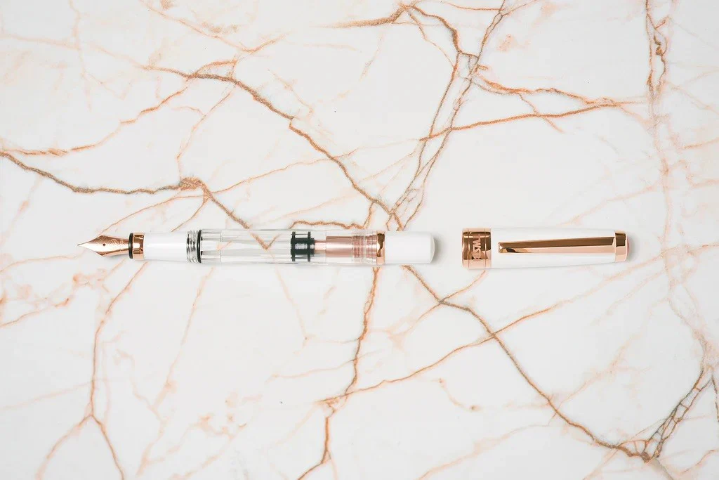 Pióro wieczne TWSBI Diamond 580 Rose Gold II | White - Image 6