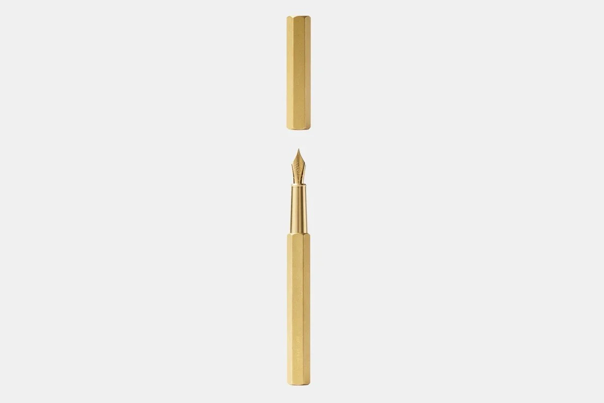 Pióro wieczne ystudio Classic Revolve | Brass - Image 4