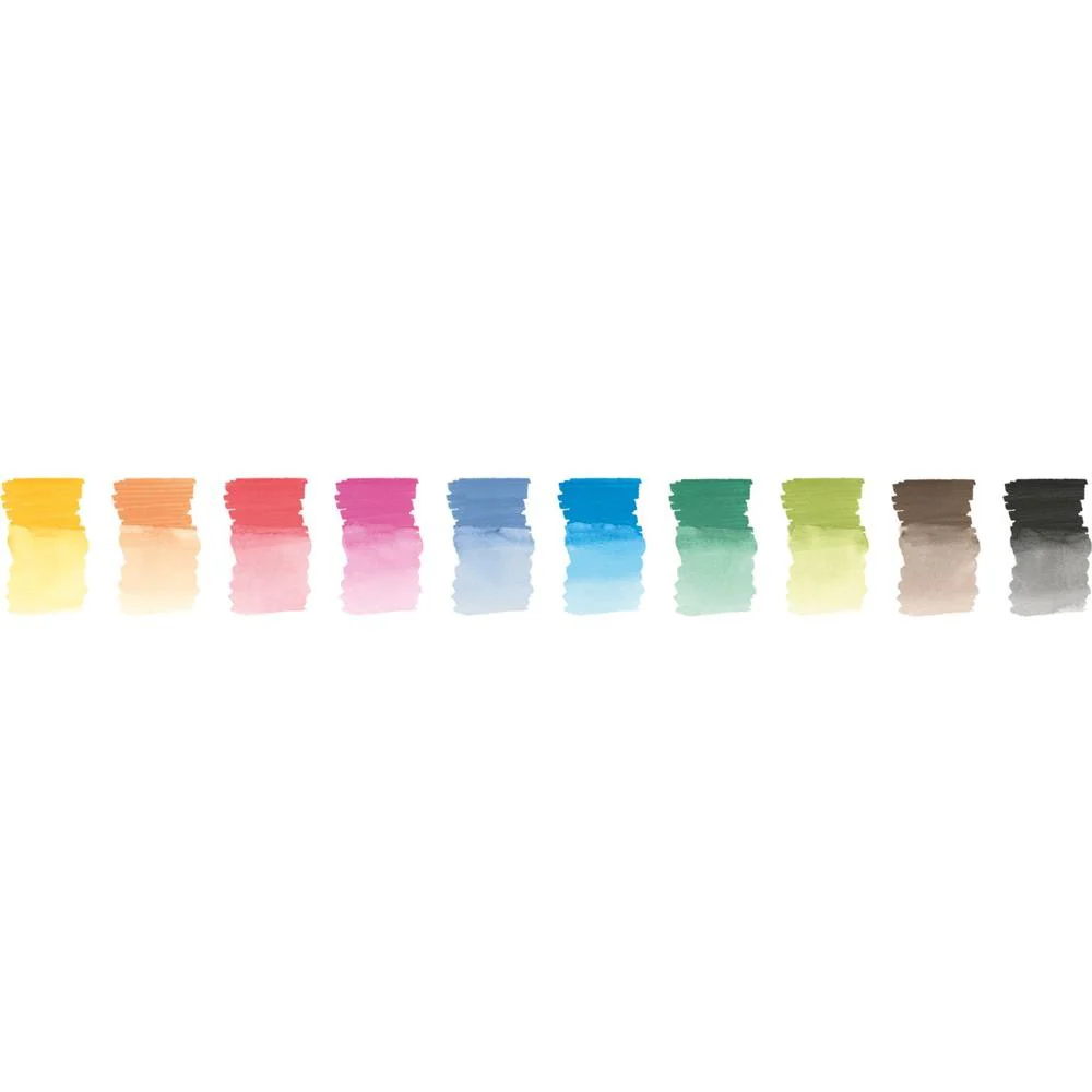 Pisaki Akwarelowe Faber-Castell Dwustronne | 10 sztuk - Image 3
