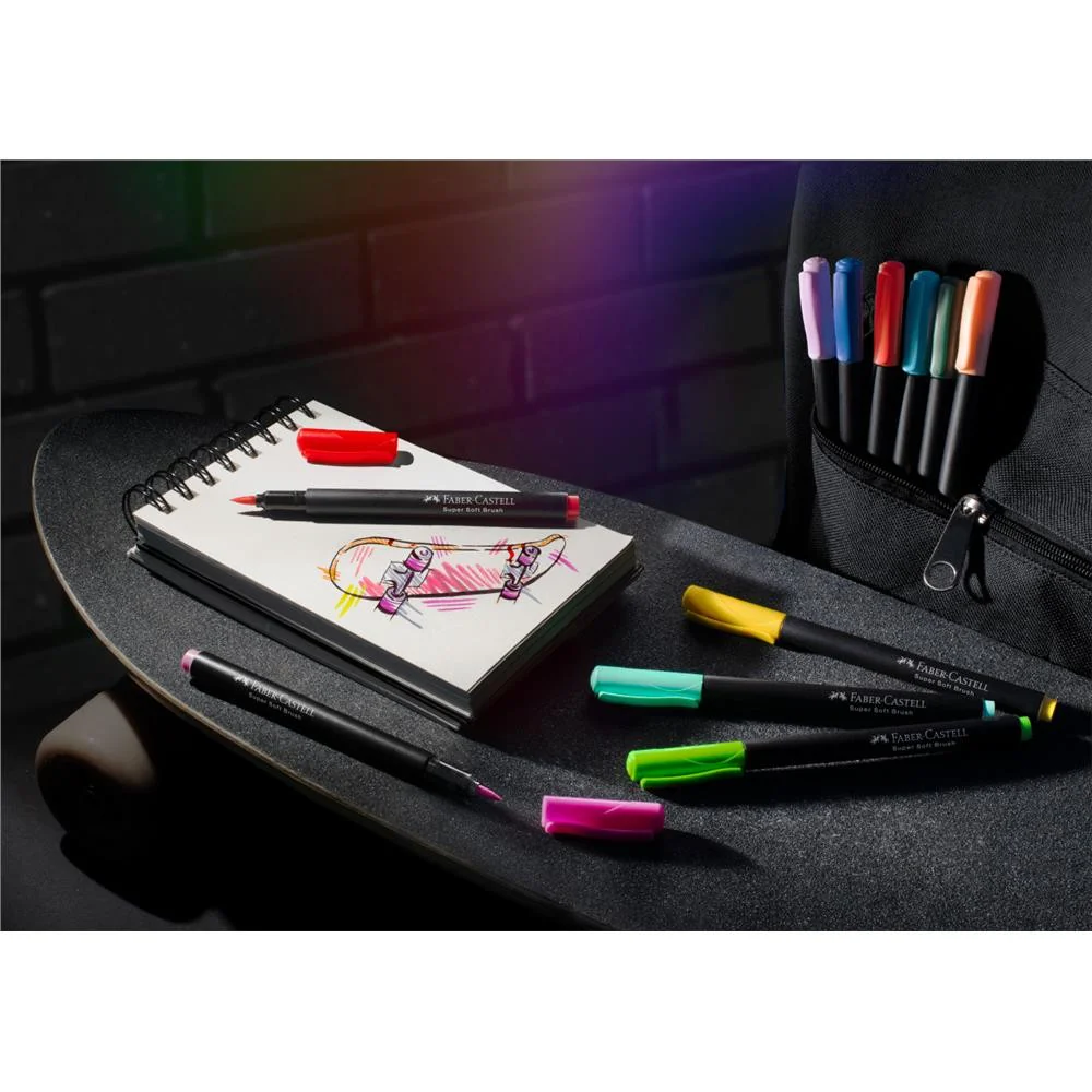 Pisaki Pędzelkowe Faber-Castell Black Edition| 20 sztuk - Image 10