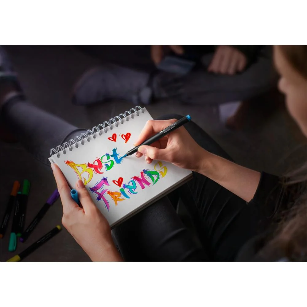 Pisaki Pędzelkowe Faber-Castell Black Edition| 20 sztuk - Image 11
