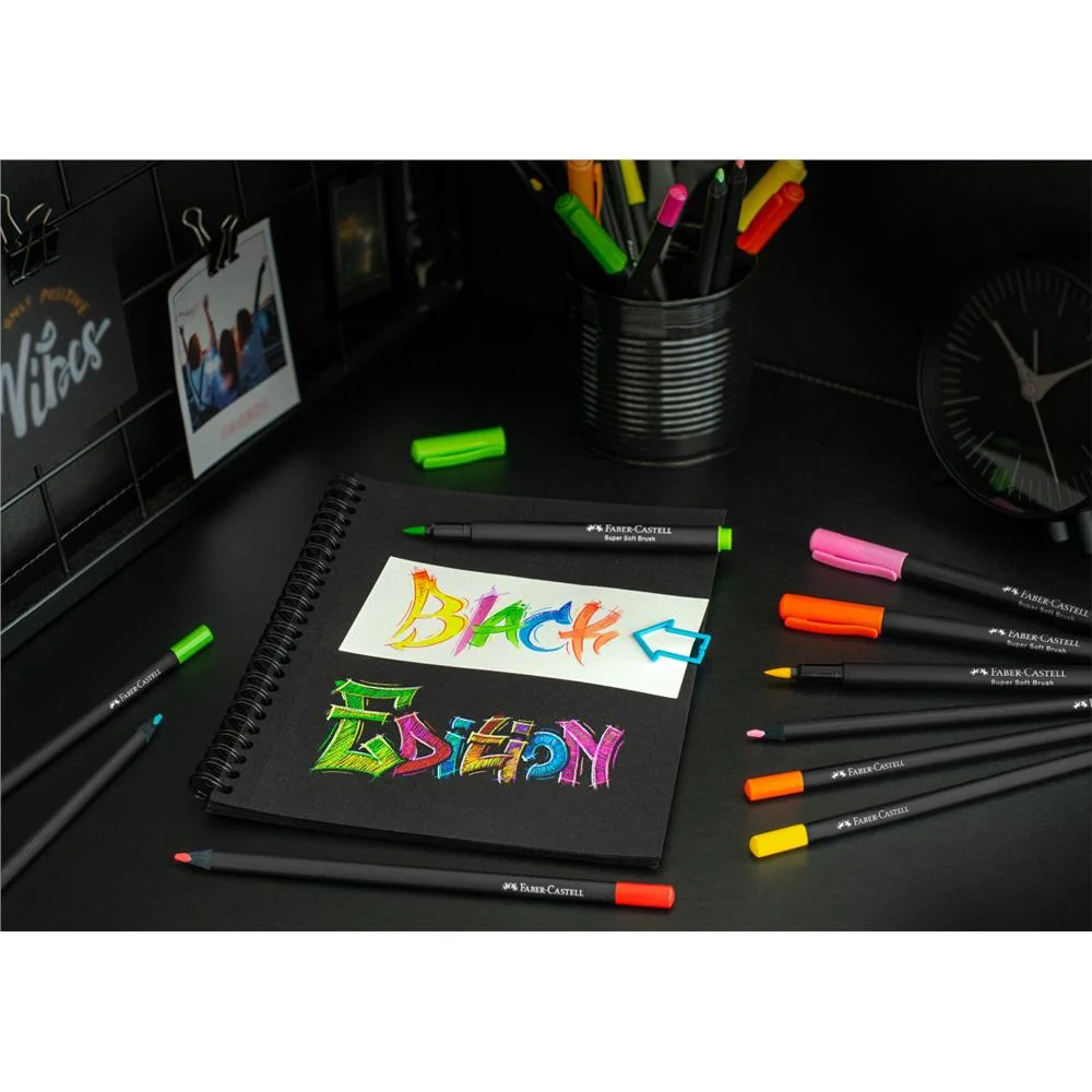 Pisaki Pędzelkowe Faber-Castell Black Edition| 20 sztuk - Image 12