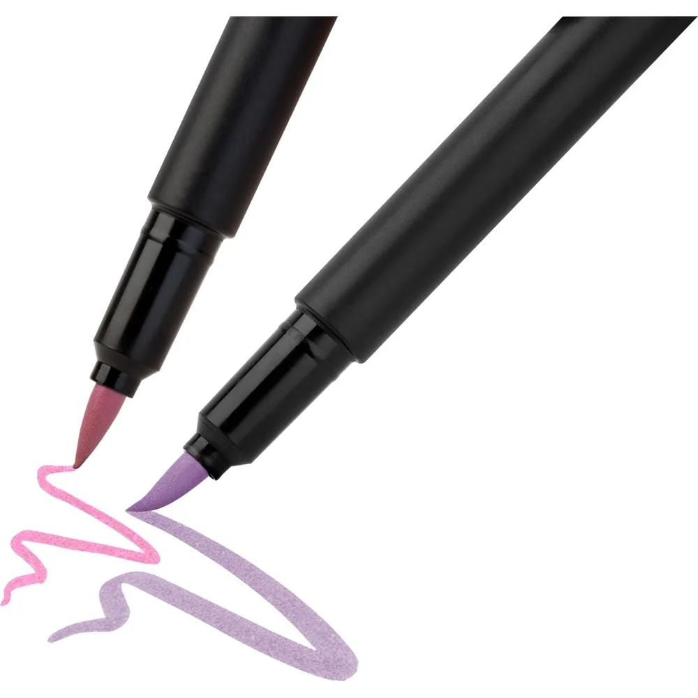Pisaki Pędzelkowe Faber-Castell Black Edition Pastel | 6 sztuk - Image 3