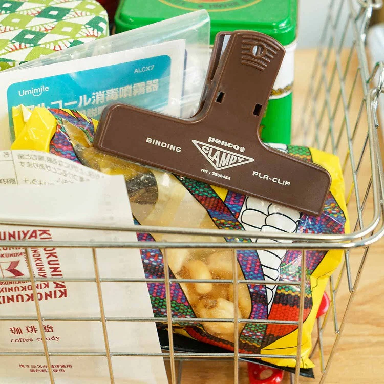 Plastikowy klips zaciskowy penco | Pomarańczowy - Image 3