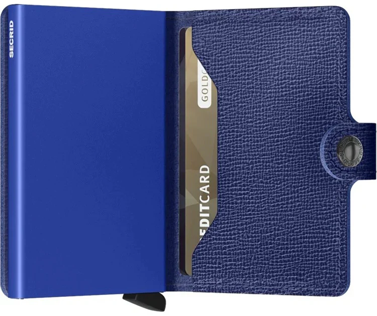 Portfel SECRID Miniwallet Crisple Kobaltowy - Image 3