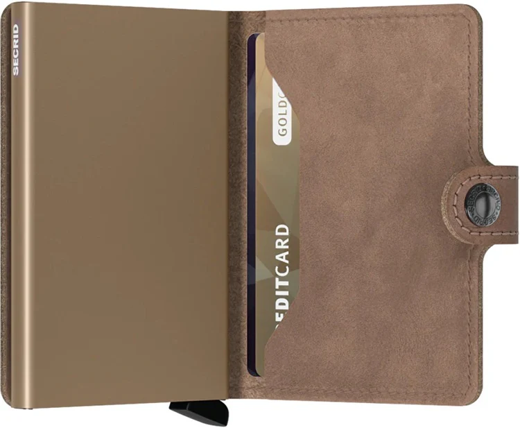 Portfel SECRID Miniwallet Vintage | Taupe - Image 3