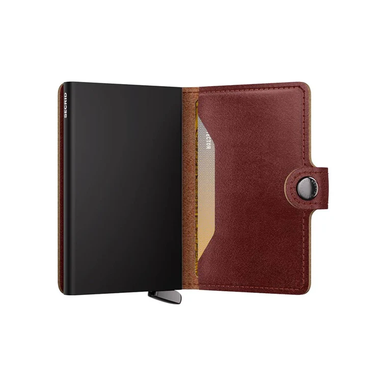 Portfel SECRID Premium Miniwallet Basco | Brązowy - Image 4