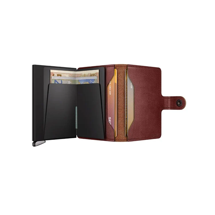Portfel SECRID Premium Miniwallet Basco | Brązowy - Image 5