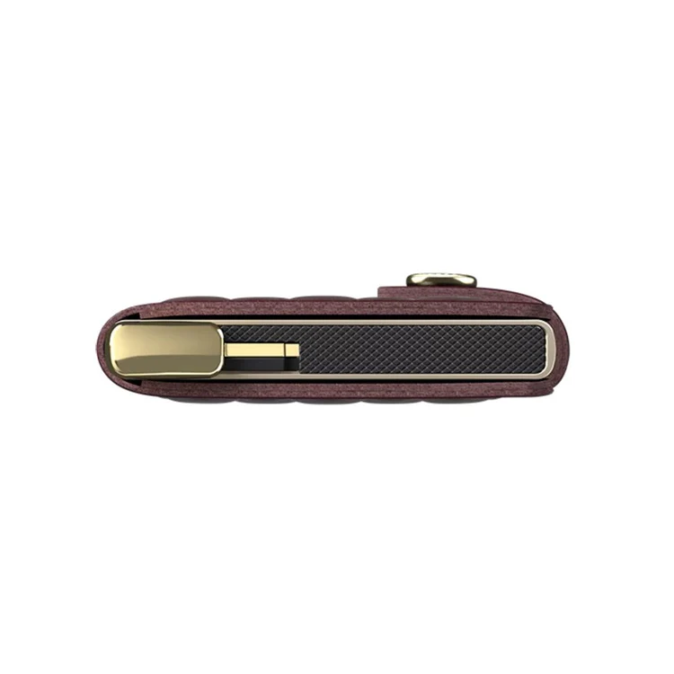 Portfel SECRID Premium Miniwallet Emboss Diamond | Bordowy - Image 3